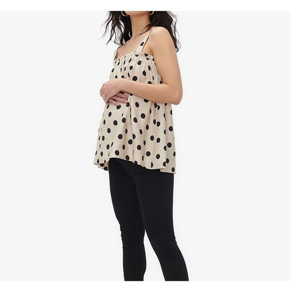HATCH Spotted The Dani Blouse‎ Sz 0 (XS)